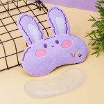 Маска для сна гелевая “Face rabbit”, purple