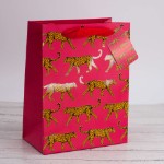 Пакет подарочный (S) “Africa leopard”, red (18*23*10)