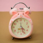Часы-будильник «Hamster», pink