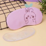 Маска для сна гелевая “Cute hare”, pink