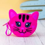 Кошелёк “Cute cat”, dark pink