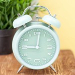 Часы-будильник “Numeral white”, green