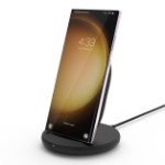 Belkin BoostCharge Wireless Charging Stand + QC 3.0 24W Wall Charger, черный