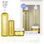 Tenzero Green Tangerine Vita C Facial Set - Восстанавливающий набор для лица с экстрактом Зеленого Мандарина (300мл.+100+50мл.)