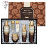 3W Clinic Gold &amp; Snail Intensive Care Set - Набор с Муцином Улитки и Коллоидным Золотом (тонер, эмульсия, сыворотка, крем).