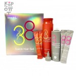 Masil 38 Salon Hair Set - Набор для восстановления волос с кератином и коллагеном (шампунь 300мл+16 мл, маска 200 мл+16 мл)