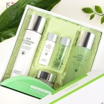 JIGOTT ALOE AQUA BALANCE SKIN CARE SET 3 Набор для лица 3 предмета + 2 мини-версии с алоэ (тонер, эмульсия, крем)