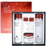 JIGOTT Snail Moisture Skin Care 3set с экстрактом муцина улитки (тонер, лосьон, крем)