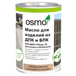 Масло для террас из ДПК и БПК OSMO 030 Бесцветное шелковисто-матовое 1 л