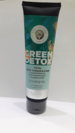 Гель для умывания Green Detox с комплексом черноморских водорослей Глубокий детокс  Дом природы