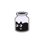 Брошь-значок «Locked cat»