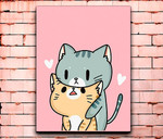 Постер «Cats love» большой