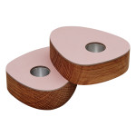 Магнитные подсвечники для высоких свечей фигурные, набор 2шт