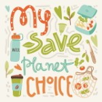 Эко-открытка “Сохранить планету”