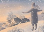 Эко-открытка “Снег идёт”