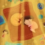 Эко-открытка “Спящие комочки”