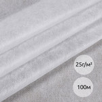 Флизелин IdealTex клей PA точечный 25г/м белый 6025W 150см рул.100м