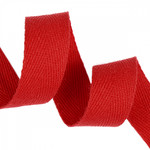 Лента-тесьма 20мм киперная 5,0г хлопок TBY.CT цв.F162 красный уп.50м