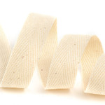 Лента-тесьма 15мм киперная 3,8г хлопок TBY.CT цв.F100 суровый уп.5м