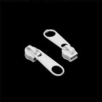 Mzip Замок  без фиксатора СП #3 цв.F101 белый уп.1000шт ЗАМ.БФ.СП3.БК.101