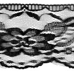 Kruzhevo Кружево-трикотаж арт.TBY 306 шир.75мм цв.черный уп.45,7м TBY.306.ЧЕРНЫЙ