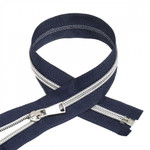 Молния Mzip спираль №5 декор. 85см цв.F330 синий уп.50шт