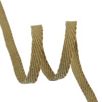 Тесьма киперная 5 мм хлопок 1,28г/м арт.ЛКЭ-5ХХ-100 цв.хаки уп.100м