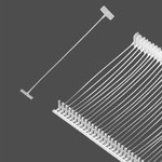 TBY Биркодержатели 65мм цв. прозрачный (уп.≈ 5000шт) БИРКОДЕРЖ.65