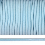 Резинка-шнур 3мм шляпная круглая TBY цв. F184 голубой боб.100м