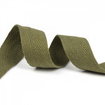 Лента-тесьма 20мм киперная 5,0г хлопок TBY.CT цв.F264 хаки уп.5м