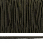 Резинка-шнур 2мм шляпная круглая TBY цв. F328 хаки боб.100м