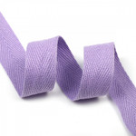 Лента-тесьма 20мм киперная 5,0г хлопок TBY.CT цв.F166 сиреневый уп.5м