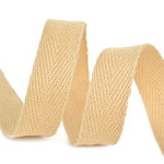 Лента-тесьма 15мм киперная 3,8г хлопок TBY.CT цв.F277 бежевый уп.50м