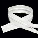 Молния Mzip трактор №5 1 замок усил.зв., 85см, цв.F101 белый уп.50шт