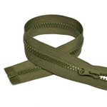 Молния Mzip трактор №5 1 замок усил.зв., 55см, цв.F327 оливковый уп.50шт