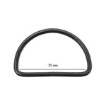 TBY Полукольцо металлическое TSW 35х 2,5мм цв. оксид уп. 500шт TSW.ПЛК.35.ОКС.500