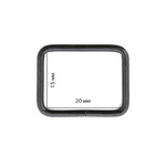 TBY Рамка металлическая TSW 20х 15х 2мм цв. оксид уп. 500шт TSW.РАМ.20Х15.ОК.500