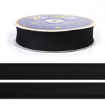 Косая бейка хлопок TBY арт.CB30 шир.30мм цв.F322 черный уп.27,43 м