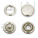 TBY Кнопка трикотажная (закрытая) 10мм ТВ-ЛАТ-RB1 цв. никель уп. 720шт КН.ТB-ЛАТ-RB1AC.10.Н