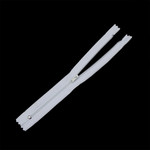 Mzip Молния  пласт. юбочная №3, п/а 18см, цв.F101 белый уп.100шт ЮБ3/18.101.БЕЛЫЙ