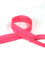 Молния Mzip пласт. потайная №3 60см н/р цв.F338 ярк. розовый уп.50шт