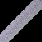 TBY Кружево шитье арт.ТСВ-20S5 (2385) шир.5см цв.164 бл.сиреневый 100% п/э, уп.13,71м ТСВ.20S5.164