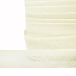 Косая бейка хлопок TBY арт.CB15 шир.15мм цв.F102 молочный уп.132 м