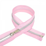 Молния Mzip спираль №5 декор. 45см цв.S207 св.розовый уп.50шт