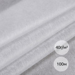 IDEAL,IDEAL Флизелин IdealTex клей PA точечный 40г/м² белый 6040W 90см рул.100м 6040.W.40.БЕЛ