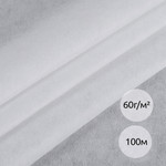 Флизелин IdealTex клей PA точечный 60г/м белый 6060W 150см рул.100м