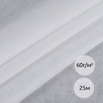 Флизелин IdealTex клей PA точечный 60г/м белый 6060W 90см рул.25м