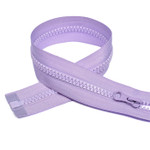 Молния Mzip трактор №5 1 замок усил.зв., 40см, цв.F166 лавандовый уп.50шт