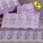 TBY Кружево шитье арт.ТСВ-20S3 (2195) шир.5см цв.164 бл.сиреневый 100% п/э, уп.13,71м ТСВ.20S3.164