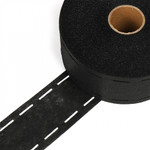 Лента Idealtex корсажная клеевая 60м в инд.упаковке 10-40-10 черный 40гр 6760B рул.100м